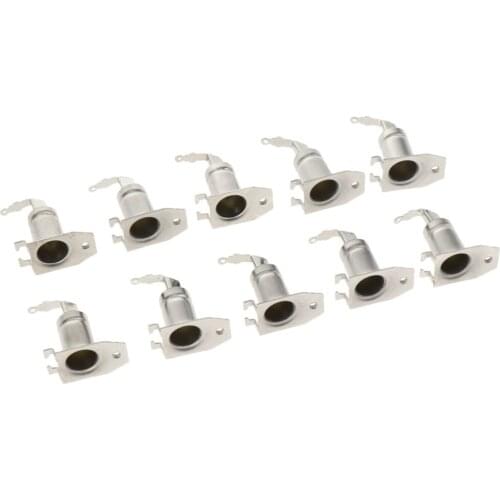 10 Pieces TC09 Antnna Adapter Converter Coaxial Cable Connector Replacements, Silver