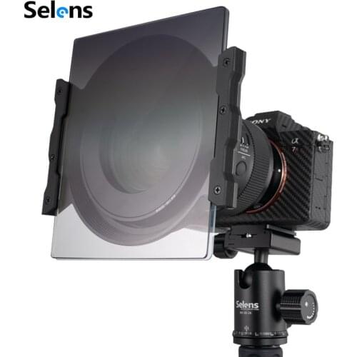 Selens Aluminum IR ND Filter Holder 58mm 62mm 67mm 72mm 77mm 82mm 86mm 95mm 105mm Filter Adapter Ring For 150mm Insert Filter