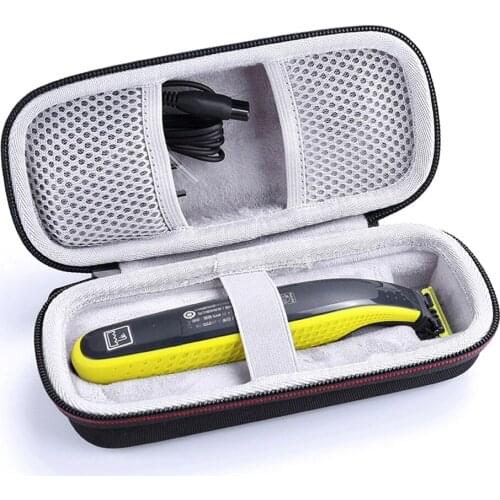 EVA Portable Case for Philips OneBlade Trimmer Shaver and Accessories Travel Bag Storage Pack Box Cover Pouch with Lining