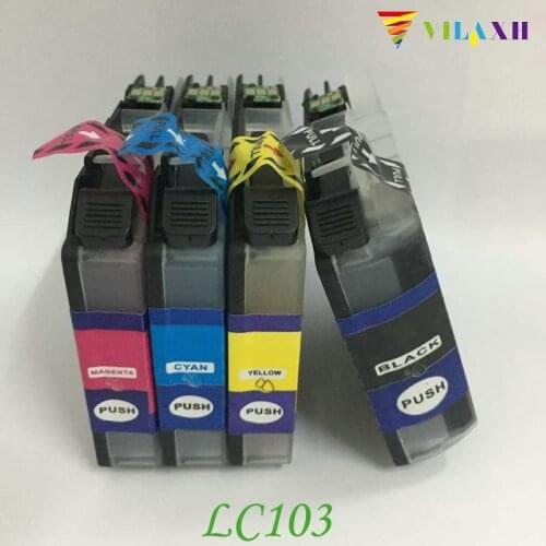 Vilaxh LC103 Ink Cartridge For Brother DCP-J152W MFC-J245 MFC-J285DW MFC-J450DW MFC-J470DW MFC-J475DW Printer