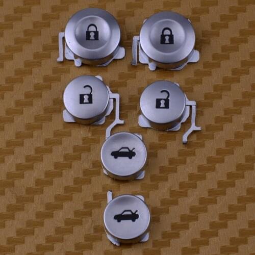 DWCX 2 Pairs 3 Buttons Car Remote Key Pad FOB Kit Replacement Fit for Honda Civic Accord Jazz CRV HRV