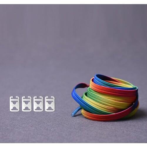 New Elastic Rainbow Color Shoelaces No Tie Sneakers Shoe Laces Kids Adult Quick Lazy Shoelaces Stretching Lace Flat Lacets