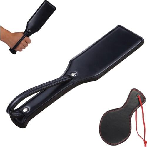 Erotic Sex Toy Flogged Whip Slave Bitch Slut SM Game Leather Flog Spank Paddle Slave BDSM Fetish Whip Adult Sex Toys for Couples