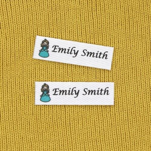 152 piece Ironing Labels, Logo or Text, Personalized Brand , Clothing Labels, Free shipping, Custom Design, name tags (YT107)