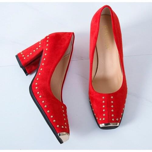 Замшевые туфли-лодочки GELITAYIN China At AliExpress