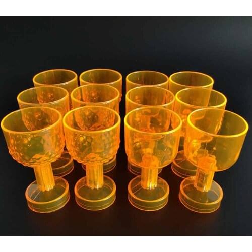 Hot 12pcs/lot Halloween Party Flashing Light Cups Bar decoration Luminous Party Cup Led Light Cup For Beer Flashing Wine Cup