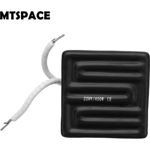 MTSPACE 80x80mm 450W Infrared Top Upper Ceramic Heating Plate For BGA Station IR6000 IR6500 IR-PRO-SC High Quality