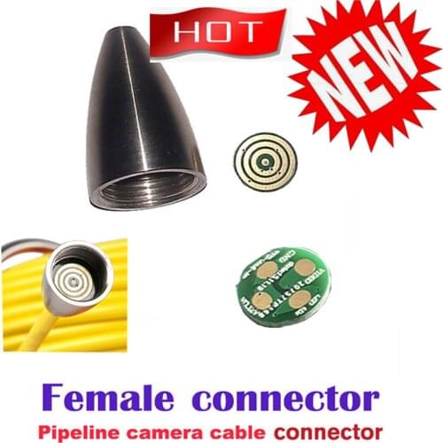 Pipe Camera Drain Sewer Inspection Camera Cable Repair Replacement Connector Cable Connection For 5mm-7mm Cable