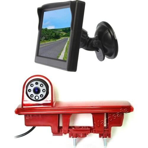Reverse Camera & Suction Cup Rear Monitor for Renault Trafic / Vauxhall Opel Vivaro / Nissan NV300 / Fiat Talento (2014-2020)
