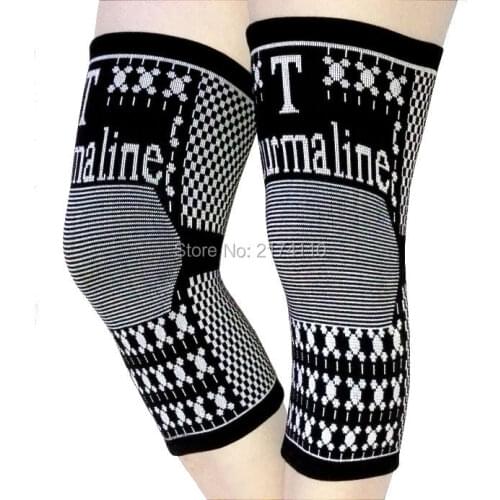 1pair Top Quality Tourmaline Knee Support magnetic therapy Knee Pad Hot Selling Knee Protector Brace