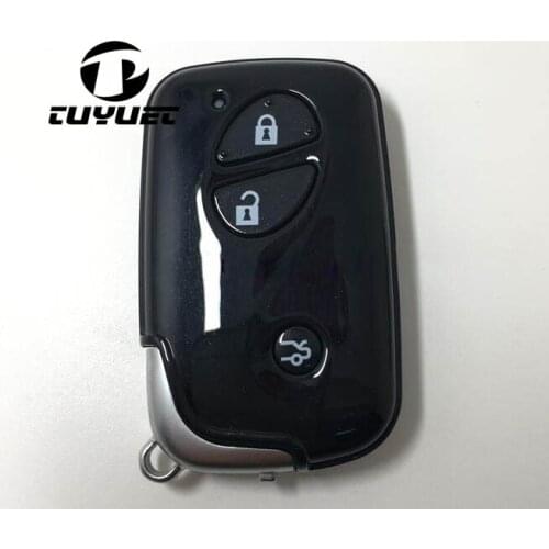 3 Button Replacement Smart Remote Key Shell Case For BYD F3 F0 L3 G3 S6 E6 M6 S7 With Emergency Uncut Key Blade