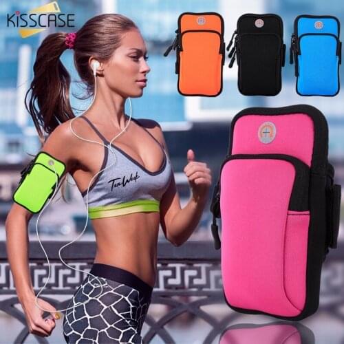 KISSCASE 6.0 inch Universal Waterproof Sport Running Gym Belt Waist Bags For iPhone X 8 7 6 6s Cases For Samsung A50 A40 J6 M20