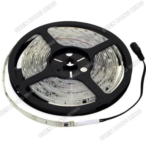 WS2811 5050 Led Strip Waterproof IP67 30leds/m 10 IC 5m RGB neon flexible strip light with female connect home led tape