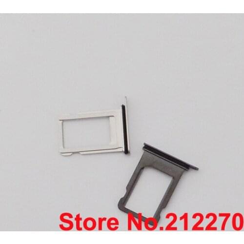 YUYOND Original New Sim Card Tray Slot Holder For iPhone X With Waterproof Rubber Ring Gray/Silver Free DHL EMS