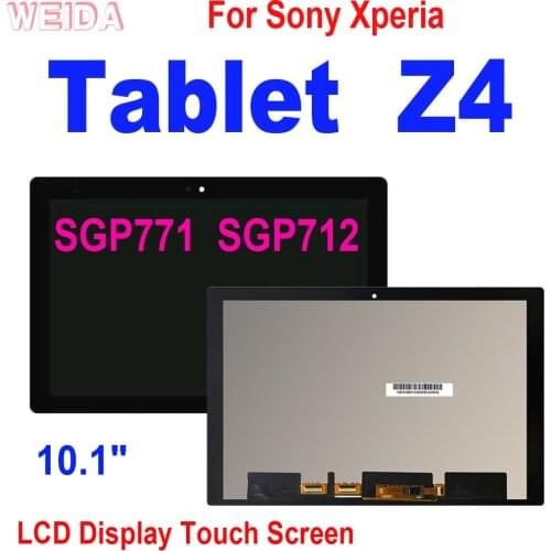 10.1 inch For Sony Xperia Tablet Z4 SGP771 SGP712 LCD Display Touch Screen Digitizer Assembly For Sony Tablet Z4 LCD Replacement