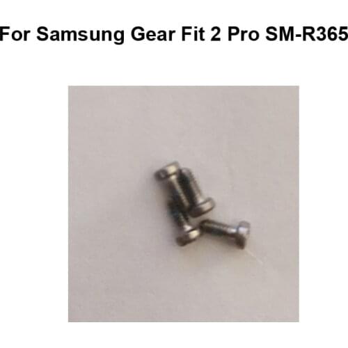 4PCS For Samsung Gear Fit 2 Pro SM-R365 Back Rear Battery Cover Door Screws Housing Screw nail tack Fit2 Pro Watch