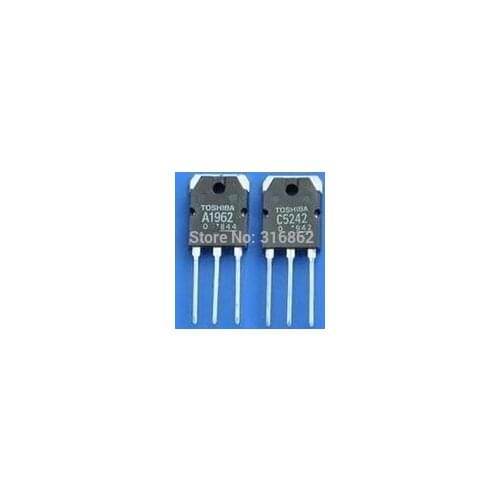 A1962 C5242 2SA1962 2SC5242 TO-3P ROHS ORIGINAL 10PCS/lot 5+5 Free Shipping Electronics composition kit