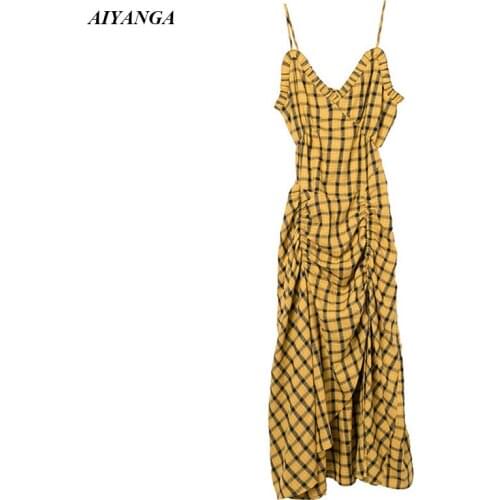 AIYANGA Summer Dresses With A Slit