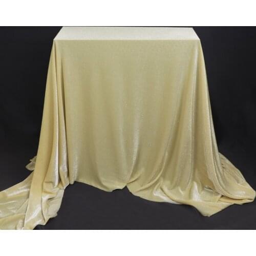 Glitter Tablecloth for Wedding Home Birthday Christmas Party Table Decoration Table Cover Gold Sequin Tablecloth for Hotel Decor