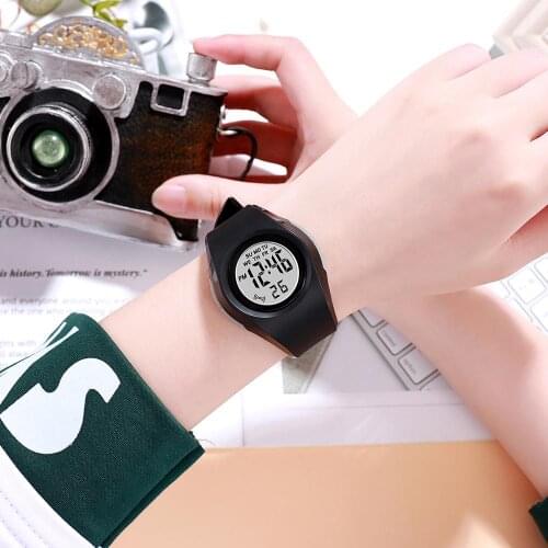 RGTOPONE Digital Watches Colorful Luminous Jelly Color Student Electronic Watch Boy Girl Waterproof Children Clock Reloj MJujer