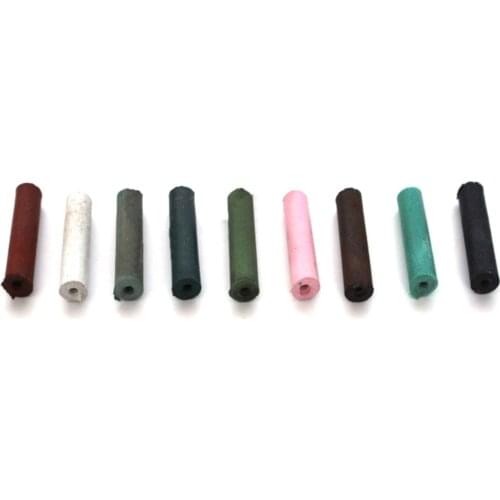 10PCS Cylinder-shaped Rubber Sand Bar Tools for Jewelry Polishing Mixed Color