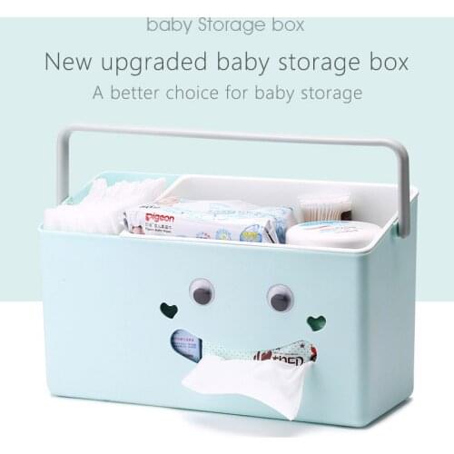 Baby Crib Bed Hanging Storage Box Infant Diaper Nappy Organizer Cot Organizer Bottle Storage Large Capacity Newborn Bedding Rack