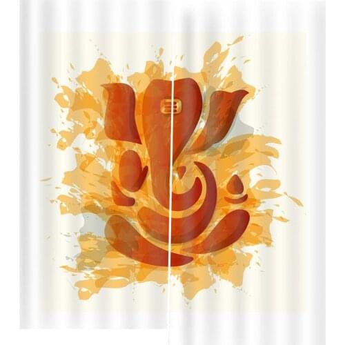 European City scenery Decor Shower Curtain Sunset Scenic Curtains For Living room bedroom balckout Drapes Custom any size