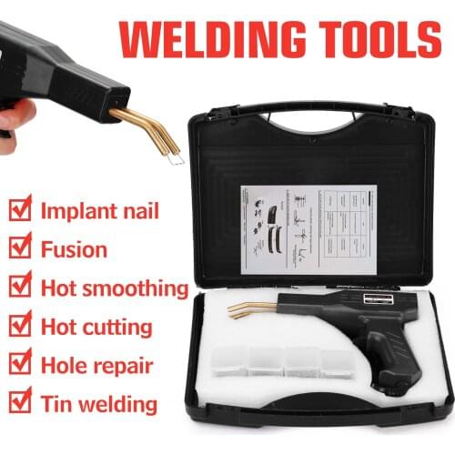 50W Hot Stapler Plastic Welding Machine Car Bumper Repair Kit PVC Plastic Repairing Machine Bumper Repair Handy Plastic Welder