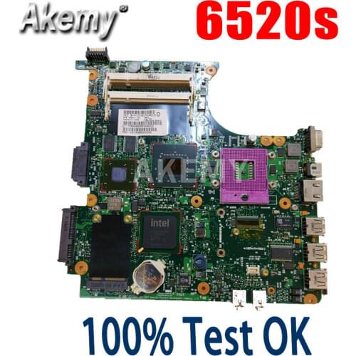 Akemy or HP Compaq 6520s 6720s 6820s Series Laptop Motherboard 456613-001 456610-001 Main board PM965 free cpu works