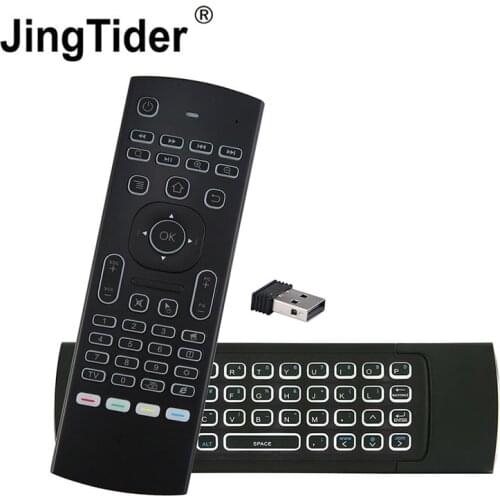 2018 NEW MX3 2.4G Mini Wireless Air Mouse Keyboard Infrared Remote Control for Smart TV Android TV Box Computer PC Projectors