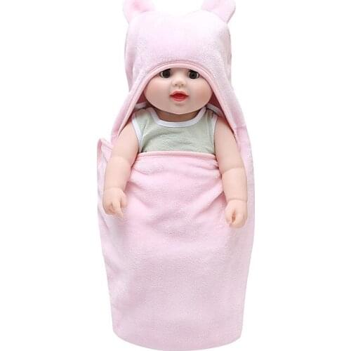 2020 Baby Blanket Newborn Solid Polyester 72*97cm Flannel Soft 0-3M Unisex Baby Accessories Bath Blanket