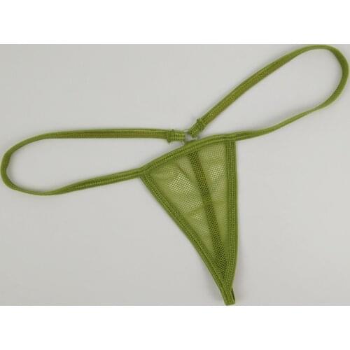 Sexy Women Mesh Swimsuits Thongs and G Strings Transparent Swimwear Mini Micro Bikini Panties Tanga Erotic Lingerie Bathingsuits