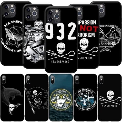 GX213 Sea Shepherd Whale Wars Anti Whaling Silicone Soft Case for iPhone 12 Mini 11 Pro XS Max XR X 8 7 6 6S Plus 5 5S SE 2020