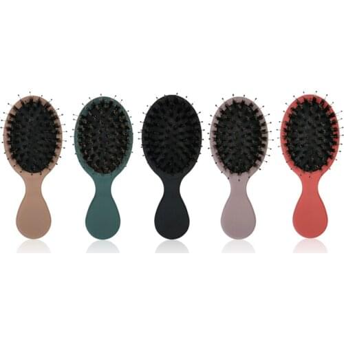 1pcs Anti-static Hair Brush Comb Styling Tools Shower Electroplate Detangling Massage Combs for Salon Styling Women Girls Hair