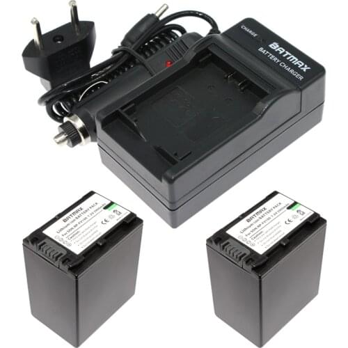 2X 3900mAh NP-FV100 FV100 NP FV100 Battery&Charger Kit for Sony DCR-DVD103 XR100 for Sony HDR-XR550/E HDR-XR350/E HDR-XR150/E