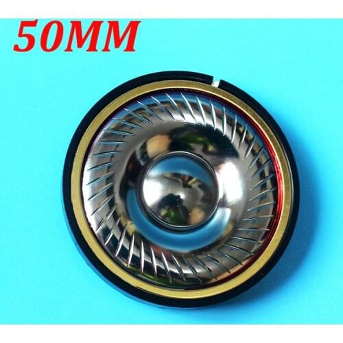 50MM Titanium Diaphragm Headphones Speaker Unit 32 Ohm Large Headset Drivers with Copper Ring 2pcs 110dB