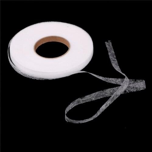 70 Yards 1M White Double Sided Adhesive Tape Fusible Interlining Fabric Tape Iron On DIY Cloth Apparel Sewing Accessory