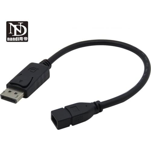 DisplayPort to Mini displayport adapter dp male to Mini dp Female adapter converter Cable 30cm for pc Lenovo dell xps Monitor pc