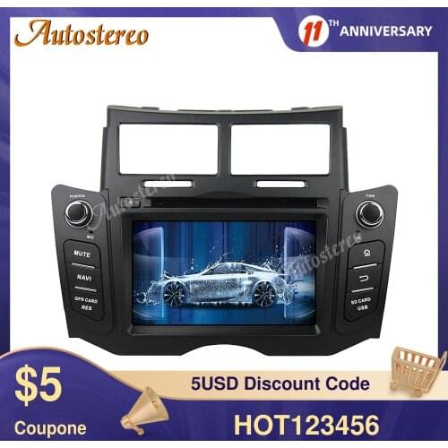 Android 10 Car GPS Navigation Black Color For Toyota Yaris 2005-2011 Auto Stereo HeadUnit Multimedia Player Radio Tape Recorder
