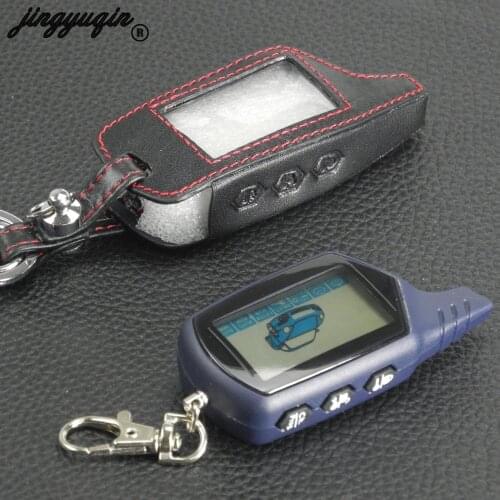 Jingyuqin Key Case for Starline B9/ B91 / B6 / B61 / A91 A61 / V7 C9 KGB FX-5 Jaguar ez-one LCD Way Car Remote 2 Way Alarm
