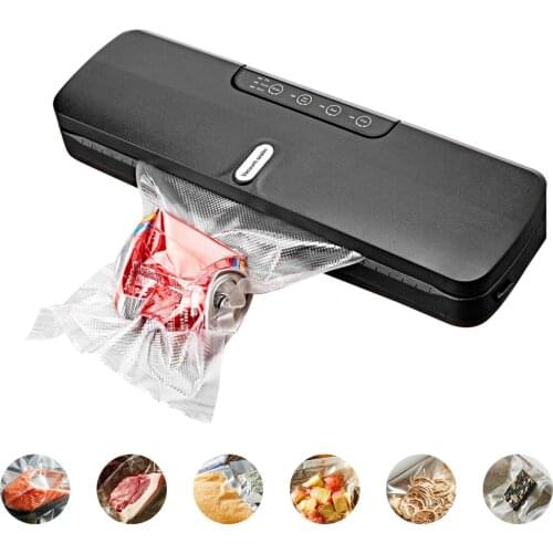QH-10 Food Saver Vacuum Sealer Machine Bag Sealer with LED Indicator Lights Vacuum Bags Long Seal Design Strong Suction