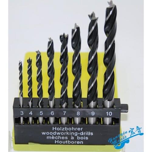 Guitar Make Tools 8pcs/set Countersink Drill bit Three Sharp Reamer Carpentry Hole Reaming Woodworking Dedicated