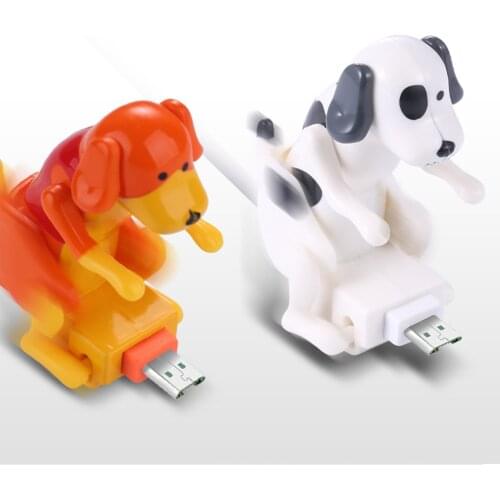 Funny Humping Dog Fast Charger Cable Charging Line Cute Fast Charging Power Data Cable for Xiaomi Samsung Dropshipping