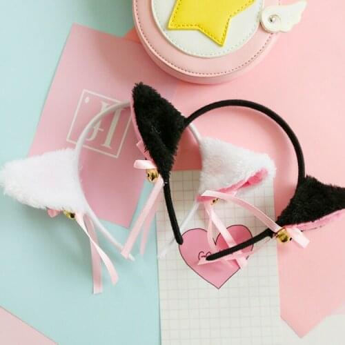 Cosplay Headwear Masquerade Halloween Cat Ears Cartoon Headband Cosplay Anime Costume Birthday Party Hair Accessories
