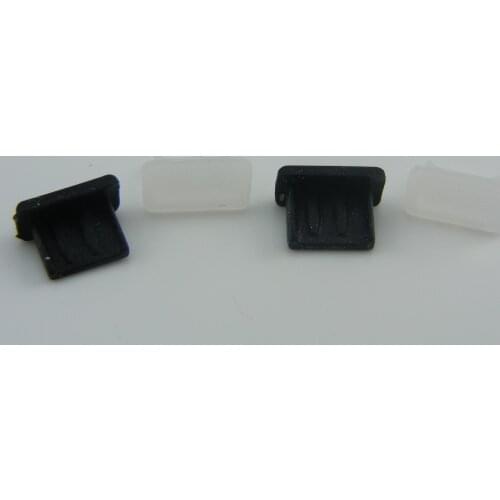 MINI USB Female silicone dust plug, mini dust cover, USB silicone plug, rubber plug connector dust cover