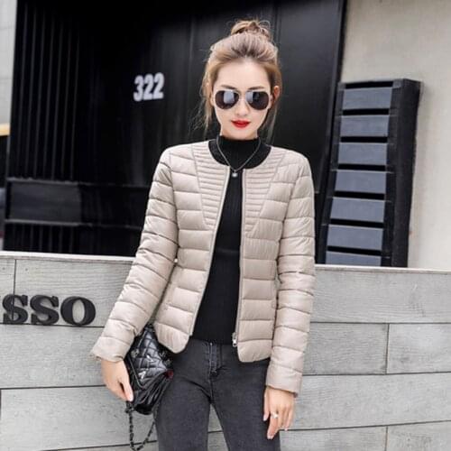 2020 Fashion Ultralight Parka Winter Jacket Women Unique Style Womens Jackets Short Warm Thin Winter Coat Overcoat Women