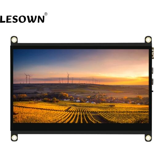 7inch Capacitive Touchscreen wich Case, 1024x600 Ultra HD HDMI Monitor Display - Supports Raspberry Pi , Banana Pi Windows