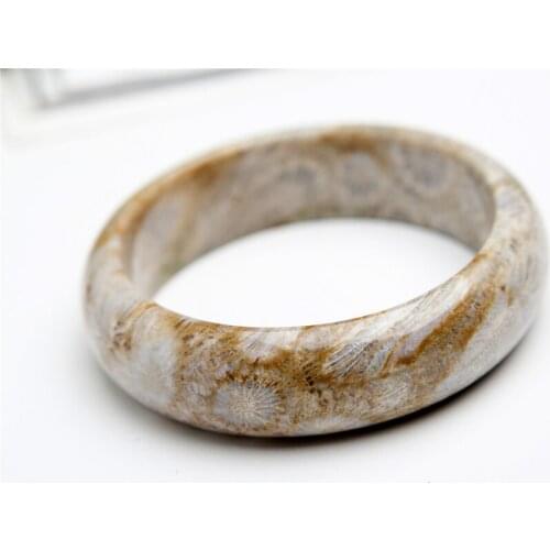 Genuine Natural Coral Bangles For Women Lady Charm Round Fashion Bangle Bracelet Inner Diameter 60mm