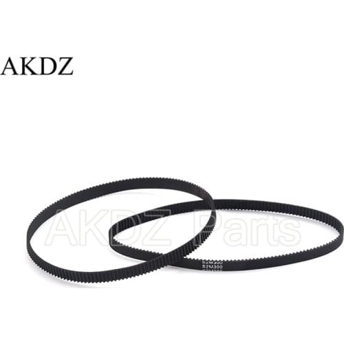 S2M Synchronous Timing belt Pitch length 300 width 6mm/9mm Teeth 150 Rubber closed S2M timing belt