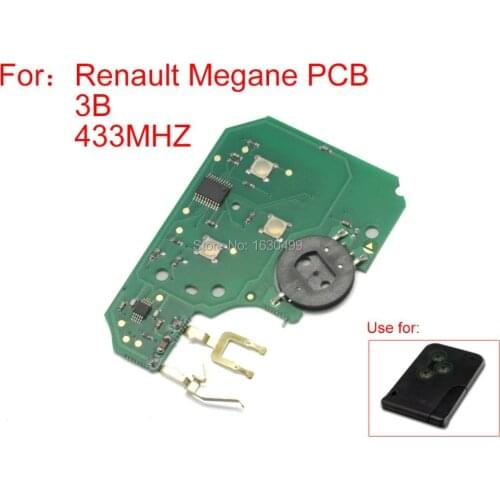 Free shipping smart start system car,Renault Megane remote board 3 buttons 433 MHZ,remote starter(es95002)